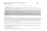 Diagnosing Allergic Rhinitis