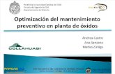 - Optimización de Mantenimiento Preventivo en Planta de Oxidos