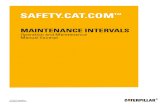 Safety CAT Intervalos de Mantenimientos