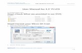 User Manual for 3.5' Pi LCD