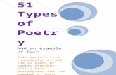 Poetrical Types and Styles