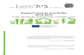 Rapport annuel d’activités The Beit Project 2014-2015
