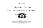 2014 Michigan Annual drunk driving audit