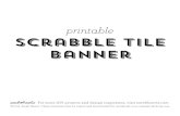 Scrabble Banner