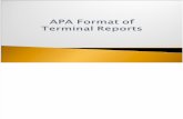 MELJUN CORTES RESEARCH Lectures APA Format Terminal Reports