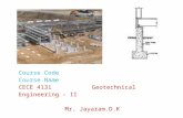 CECE4131 - Geotechnical Engineering-II
