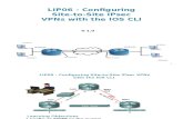 LIP06 - Configuring Site-To-Site IPsec VPNs With the IOS CLI