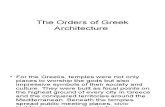 Orders of Greek Arch. (1)