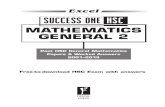 Excel Success One HSC General Mathematics SAMPLE 2014