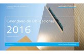 2016 Calendario de Obligaciones Digital