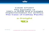 e Freight Case Study Cathay Pacific