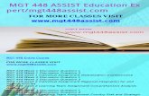 MGT 448 ASSIST Education Expert-mgt448assist.com