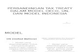 Perbandingan Tax Treaty Dalam Model Oecd, Un