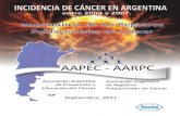 Incidencia de Cancer en La Argentina Entre 2003 y 2007
