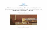 Can Laser Cutting Be an Alternative Technique for Marquetry Completion in Furniture Conservation