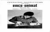 Emco Unimat SL English