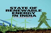 State of Renewable Energy in India