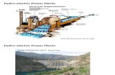 Hydro-Electric Power Plants and Hydraulic Turbines