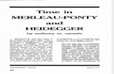 Camele 1975, Time in Merleau-Ponty and Heidegger