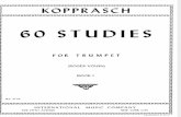 Koprasch-60 Studies for Trumpet or Horn