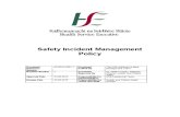 Safety Incident Management Policy