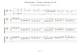 Bach, Johann Sebastian - Prelude in E From 4th Lute Suite