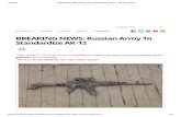 BREAKING NEWS_ Russian Army to Standardize AK-12 - The Firearm Blog