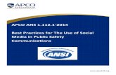 APCO Guideline for Social Media