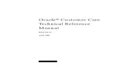 Oracle Customer Care Technical Reference Manual