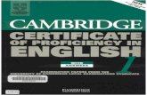 Book Cambridge Certificate of Proficiency English