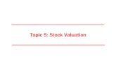 FINA2303 Topic 05 Stock Valuation (1)
