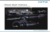 KITZ Steel Ball Valve (Trunnion Ball Design)