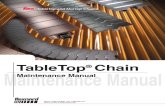 Manual de Mantenimiento de cadenas Table Top