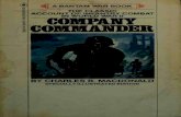 Company Commander: The Classic Account of Infantry Combat in World War II - Bantam War Book Series (1978)