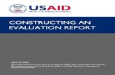 Constructing an Evaluation Report