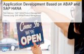 Chicago Inside Track Application Development Based on ABAP and SAP HANA (1)