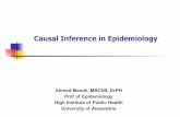 Causal Inference in Epidemiology