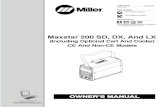 Manual Maxtar 200 DX