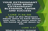 Your Extravagant Action Bring Extravagant Blessings Favor and Pastora Esther