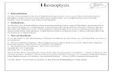 Hemoptysis Edited