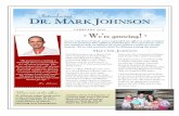 Welcome Dr. Johnson