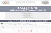 Taller3 Microsoft Project Clase1