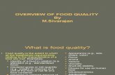 Overview of Food Quality