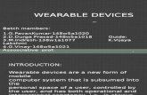 Wearable Devices Ppt