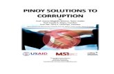 Pinoy Solutions to Corruption by Briones, Reyes, Domingo