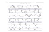 Letter Tracing Exercise