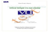 Artificial Viva Exam Scheduler final project document