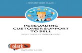 Persuading CustomerSupport to Sell by Olark