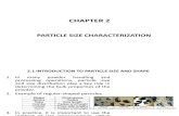 Chapter 2 Particle Size Characterization