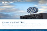Fixing the Foul Play: Mitigating the Environmental and Public Health Damage Caused by the Volkswagen Emissions Scandal